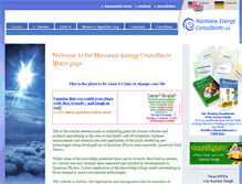 Tablet Screenshot of harmonyenergyconsultants.com